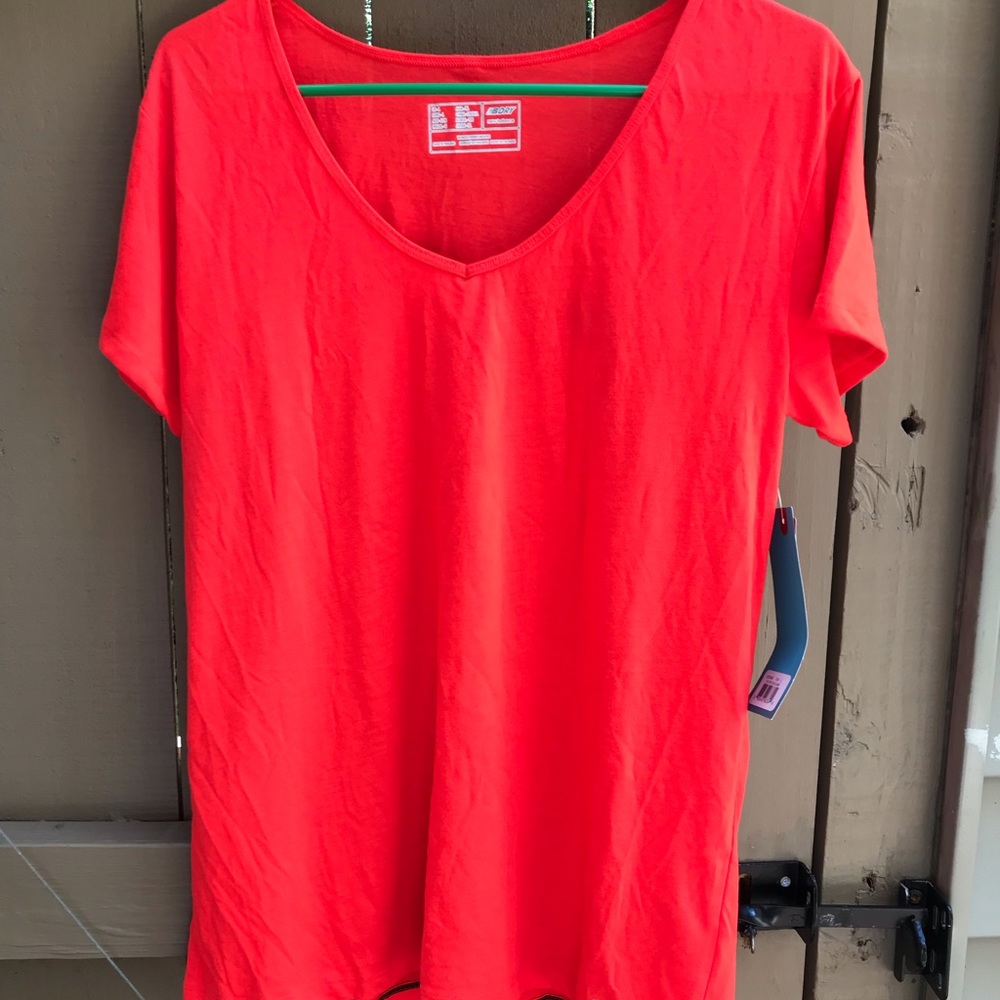 NEW BALANCE ORANGE SHIRT